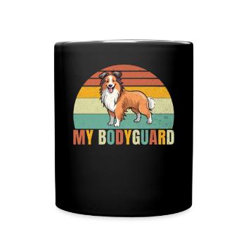 Cadeaux Collie - Mug uni - noir - Devant