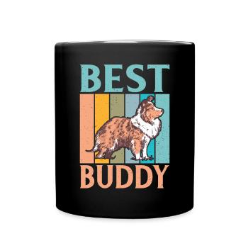 Cadeaux Collie - Mug uni - noir - Devant
