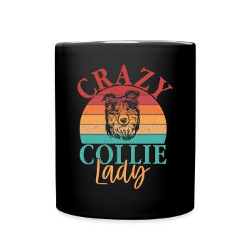 Collie Gifts - Tasse einfarbig - Schwarz - Vorne