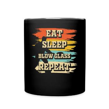 Glassblower - Full Colour Mug - black - Front