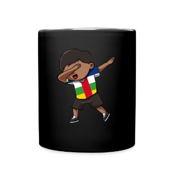Central African Republic - Full Colour Mug - black - Front