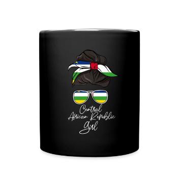 Central African Republic - Full Colour Mug - black - Front