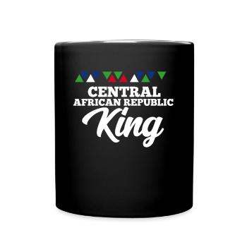 Central African Republic - Full Colour Mug - black - Front
