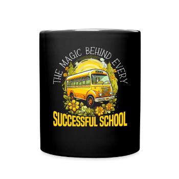 School Administrator Principal Admin Squad - Full Colour Mug - black - Front