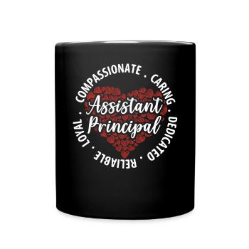School Administrator Principal Admin Squad - Full Colour Mug - black - Front