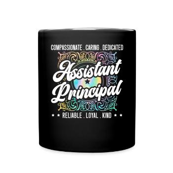School Administrator Principal Admin Squad - Full Colour Mug - black - Front