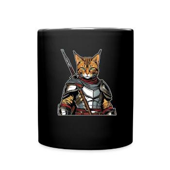 Cat Shirt Cat Gift Idea Putty - Full Colour Mug - black - Front
