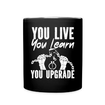 Happy Divorce Party You Live You - Full Colour Mug - black - Front
