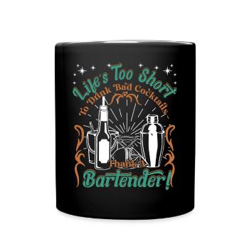 Bath Cocktail - Full Colour Mug - black - Front