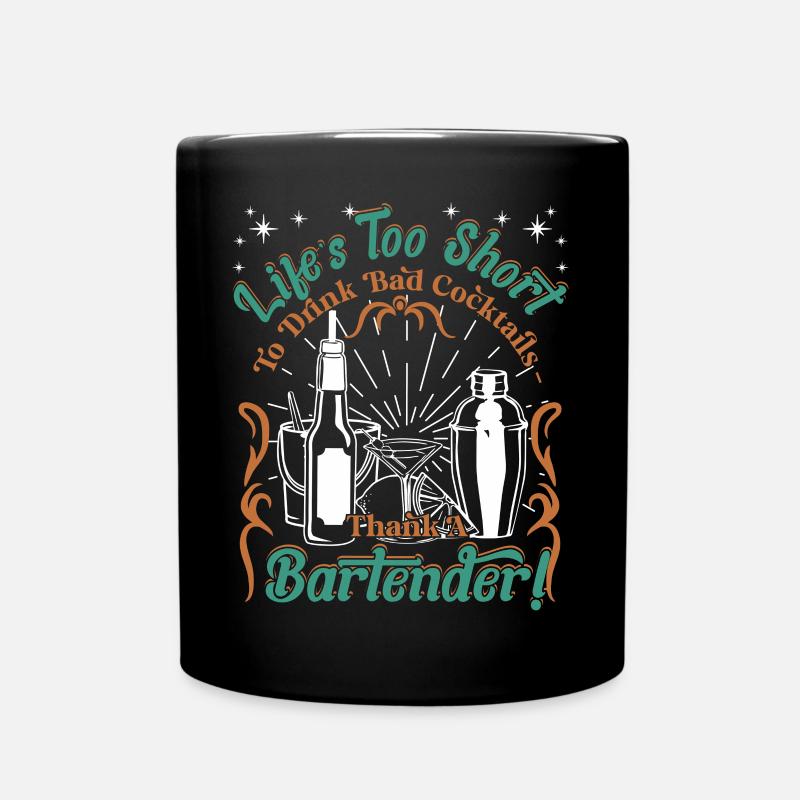 Cocktail de bain - Mug uni - noir