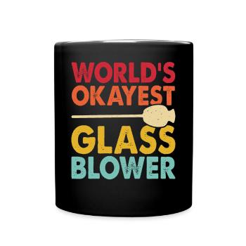 Glassblower - Full Colour Mug - black - Front