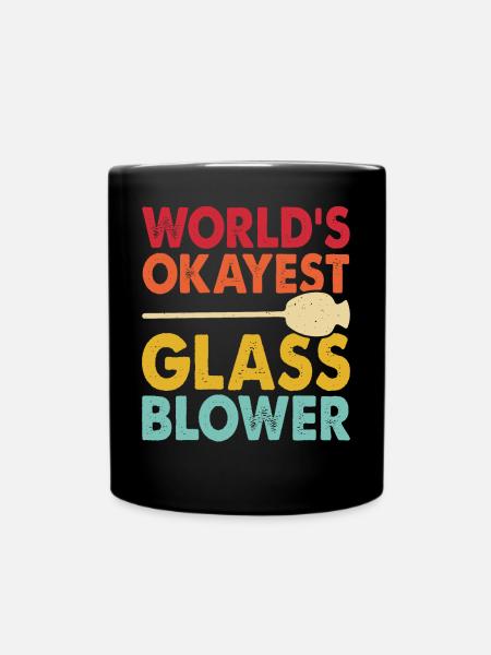 Glasbläser - Tasse einfarbig - Schwarz