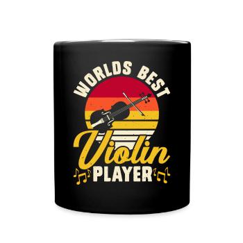 Violoniste violoniste - Mug uni - noir - Devant