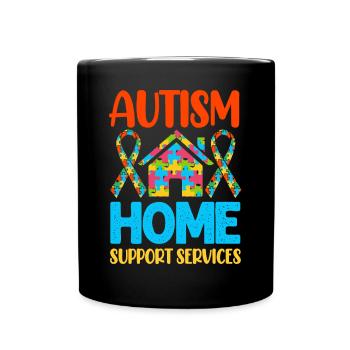 Autism Autistic - Full Colour Mug - black - Front