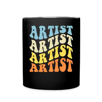 Artist - Full Colour Mug - black - Front