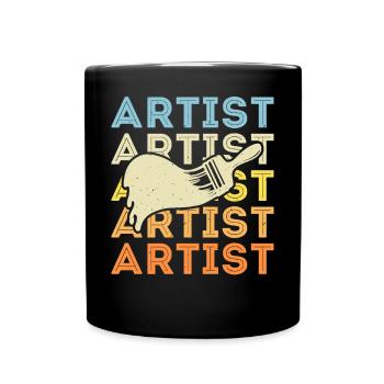 Artist - Full Colour Mug - black - Front