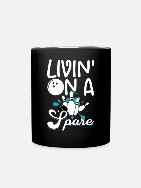 Bowling - Tasse einfarbig - Schwarz