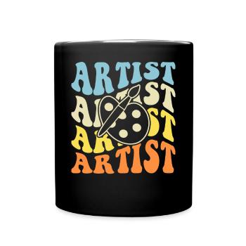 Artist - Full Colour Mug - black - Front
