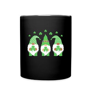 Gnomes barbus de la diversité de la Saint-Patrick - Mug uni - noir - Devant