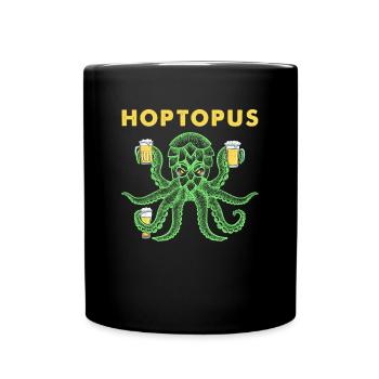 Hoptopus Squid Bière Poulpe - Mug uni - noir - Devant