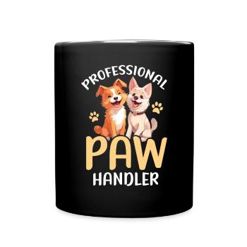 Pet Sitting Pet Lover Dog Walking Dog Sitter - Full Colour Mug - black - Front