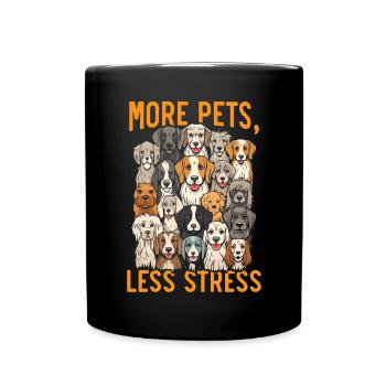 Pet Sitting Pet Lover Dog Walking Dog Sitter - Full Colour Mug - black - Front