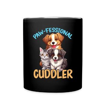 Pet Sitting Pet Lover Dog Walking Dog Sitter - Full Colour Mug - black - Front