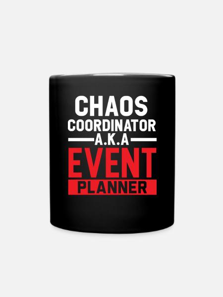 Veranstaltungsplaner Koordinator Job Eventplanung - Tasse einfarbig - Schwarz