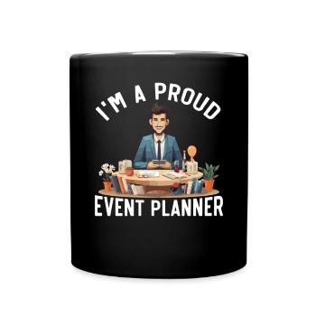 Veranstaltungsplaner Koordinator Job Eventplanung - Tasse einfarbig - Schwarz - Vorne
