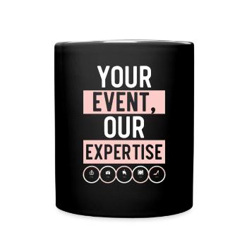 Event Planner Coordinator Job Event Planning - Full Colour Mug - black - Front