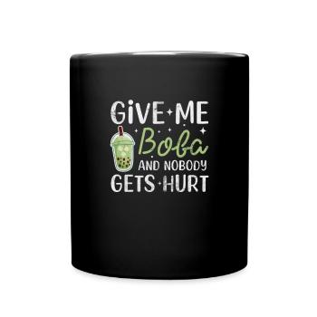 Bubble Tea Boba Tea Kawaii Cadeau - Mug uni - noir - Devant