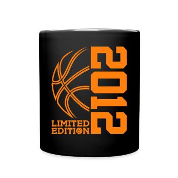 LIMITED EDITION 2012 BASKETBALL 14. GEBURTSTAG - Tasse einfarbig - Schwarz - Vorne