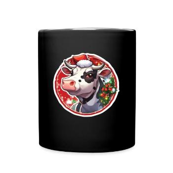 Cow Cow Skull Cows Agriculture Cow Head - Full Colour Mug - black - Front