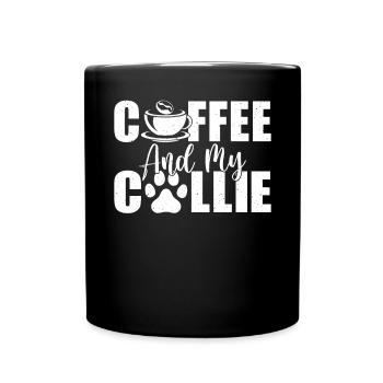 Cadeaux Collie - Mug uni - noir - Devant