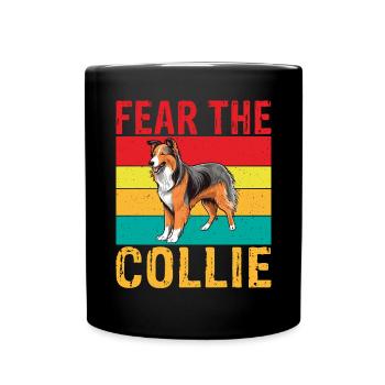 Cadeaux Collie - Mug uni - noir - Devant