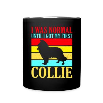 Cadeaux Collie - Mug uni - noir - Devant