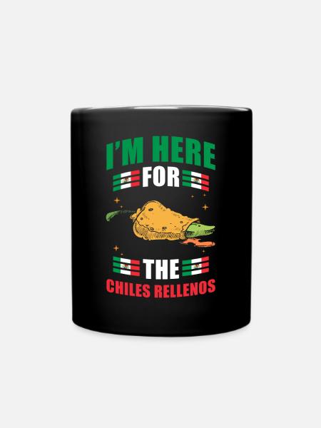 Chiles Rellenos Mexikanische Küche Mexiko - Tasse einfarbig - Schwarz