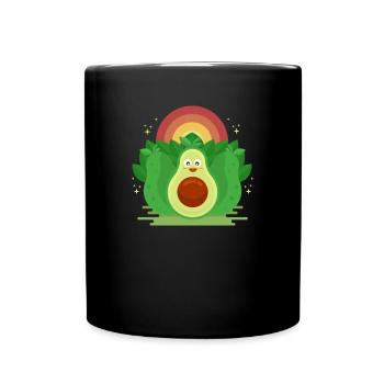 Végétaliens végétaliens végétaliens Véganisme végétarien - Mug uni - noir - Devant