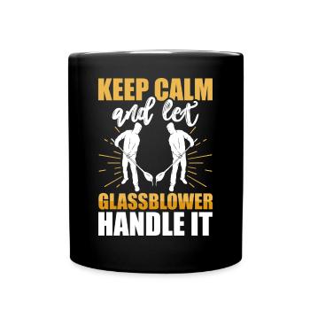 Glassblower - Full Colour Mug - black - Front