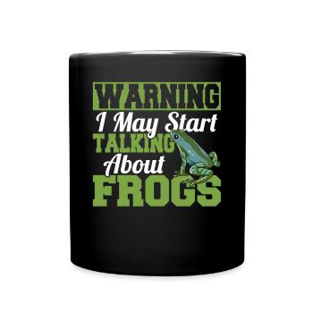 Herpétologiste amphibien crapaud Je peux commencer à parler d’un - Mug uni - noir - Devant
