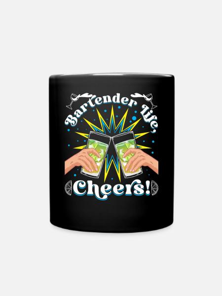 Cheers - Tasse einfarbig - Schwarz