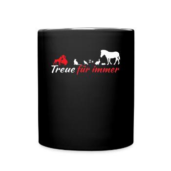 Hund Boxer Hundebesitzer Geschenkidee - Tasse einfarbig - Schwarz - Vorne