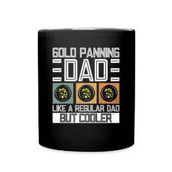 Or orpaillage prospecteur d’or papa Fête des pères - Mug uni - noir - Devant