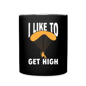 Paramoteur Parapente motorisé - Mug uni - noir - Devant
