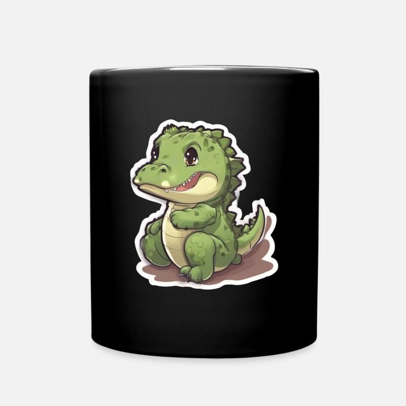 crocodile bébé crocodile - Mug uni - noir