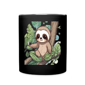 Paresseux Paresseux Paresseux Bébé Paresseux Drôle - Mug uni - noir - Devant