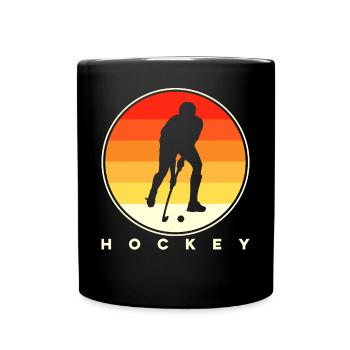 Hockey Eishockey Hockey sur glace - Mug uni - noir - Devant