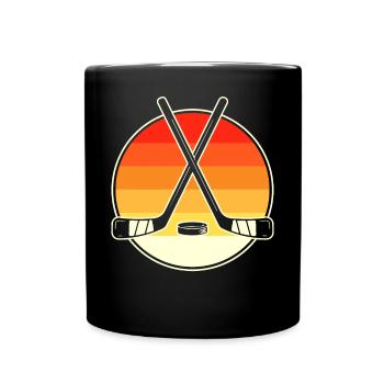 Hockey Eishockey Ice Hockey - Full Colour Mug - black - Front