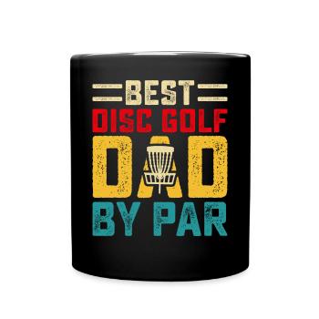 Discgolf Disc Golf - Tasse einfarbig - Schwarz - Vorne