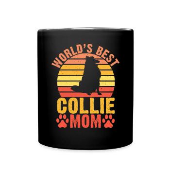 Cadeaux Collie - Mug uni - noir - Devant